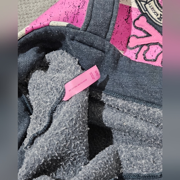 Vintage Victoria's Secret VS PINK Tote Bag Sweatshirt Fleece Material - Picture 4 of 4